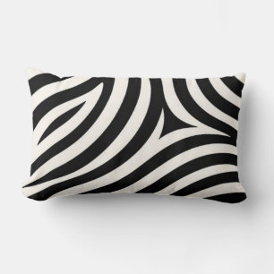 Zebra Stripes Moderne Printmedien Lendenkissen