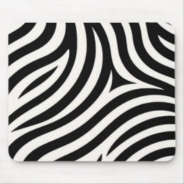 Zebra Stripes Moderne Printmedien Mousepad