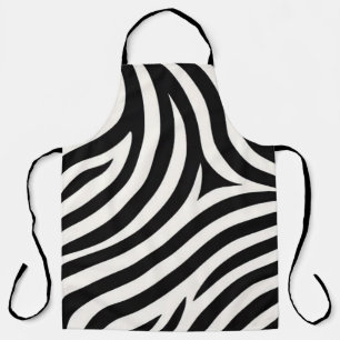 Zebra Stripes Moderne Printmedien Schürze