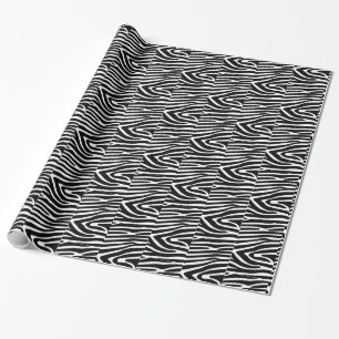 Zebra Stripes Muster Thunder_Cove Geschenkpapier