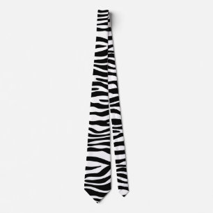 Zebra stripes Musterschwarzes u. -WEISS + Ihre Krawatte
