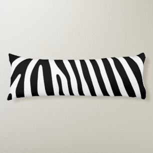 Zebra stripes Musterschwarzes u. -WEISS + Ihre Seitenschläferkissen