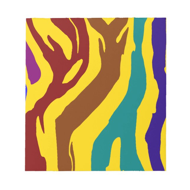 Zebra Stripes Notizblock (Vorderseite)