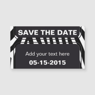 Zebra stripes pattern + your background & ideas magnetkarte