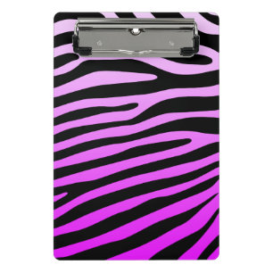 Zebra stripes pattern + your background & ideas mini klemmbrett