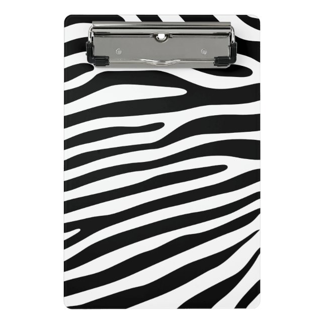 Zebra stripes pattern + your background & ideas mini klemmbrett (Vorderseite)