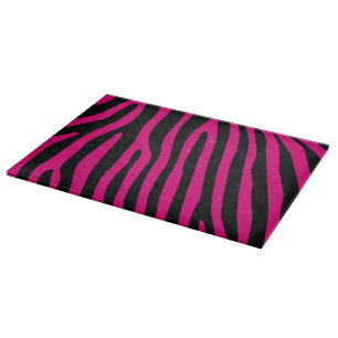 Zebra stripes pattern + your background & ideas schneidebrett