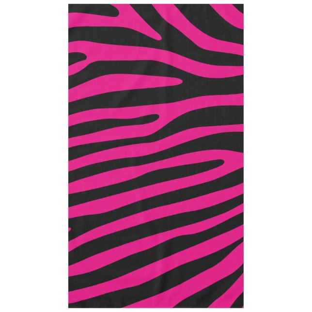 Zebra stripes pattern + your background & ideas tischdecke (Vorderseite)