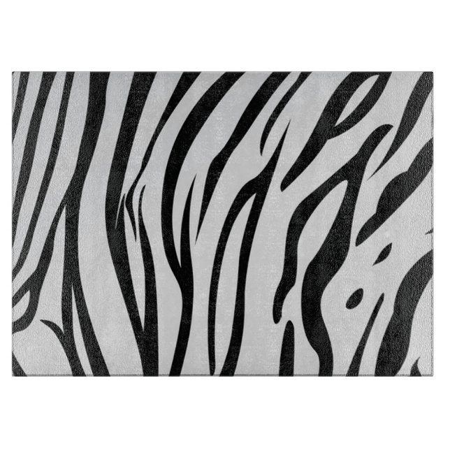 Zebra Stripes Schneidebrett (Vorderseite)