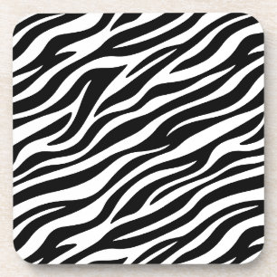 Zebra Stripes Seamless Pattern Animal Print-60492 Getränkeuntersetzer