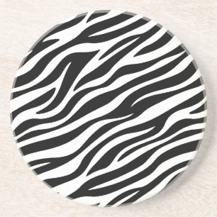 Zebra Stripes Seamless Pattern Animal Print-60492 Getränkeuntersetzer