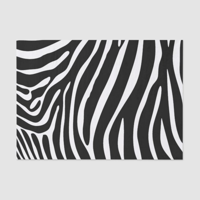Zebra Stripes Seidenpapier (Vorderseite)