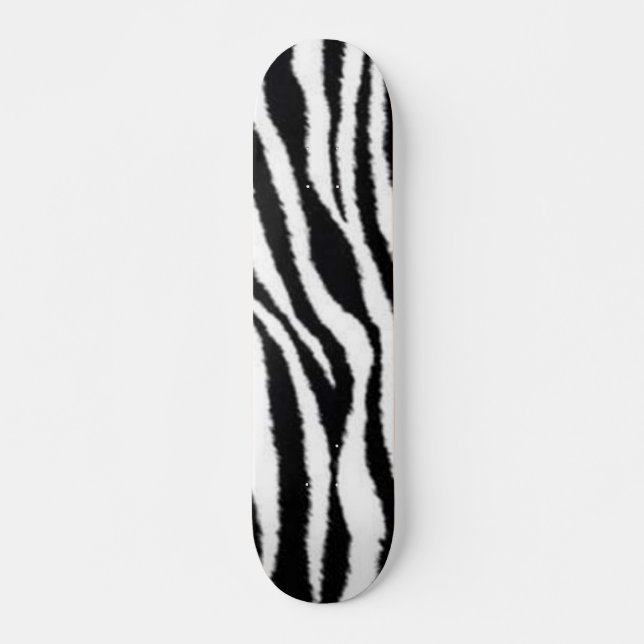 Zebra Stripes Skateboard (Vorne)