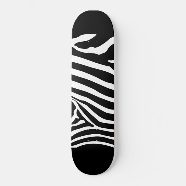Zebra Stripes Skateboard (Vorderseite)