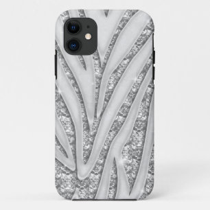 Zebra Stripes White Diamond iPhone 5 Coque