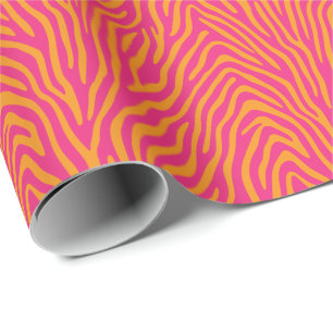 Zebra Striping in beliebige Farben Geschenkpapier