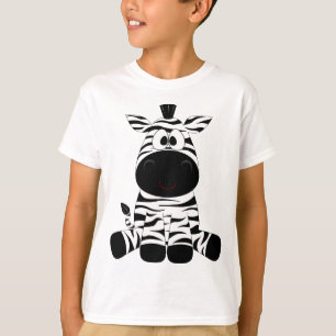 Zebra Süßes Tier Streifen Dschungel Safari Whimsic T-Shirt