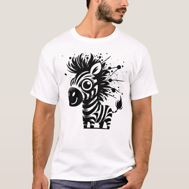 Zebra  T-Shirt (Vorderseite)