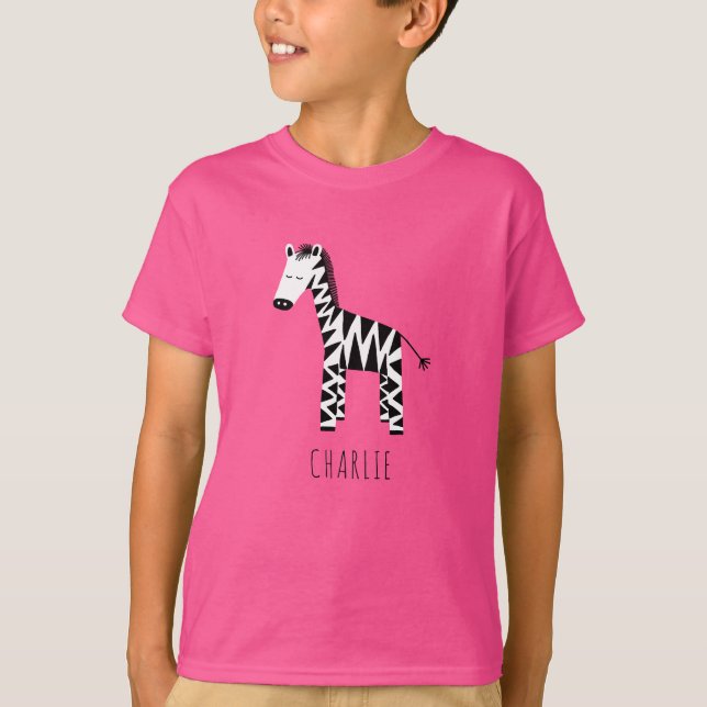 Zebra T-Shirt (Vorderseite)