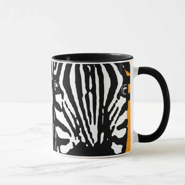Zebra. Tasse (Rechts)