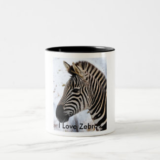 Zebra-Tasse Zweifarbige Tasse