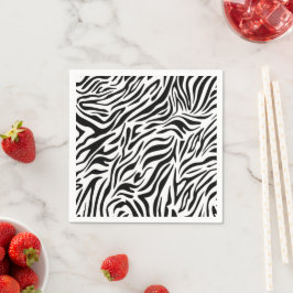 Zebra Theme Paper Napkins für Party Serviette