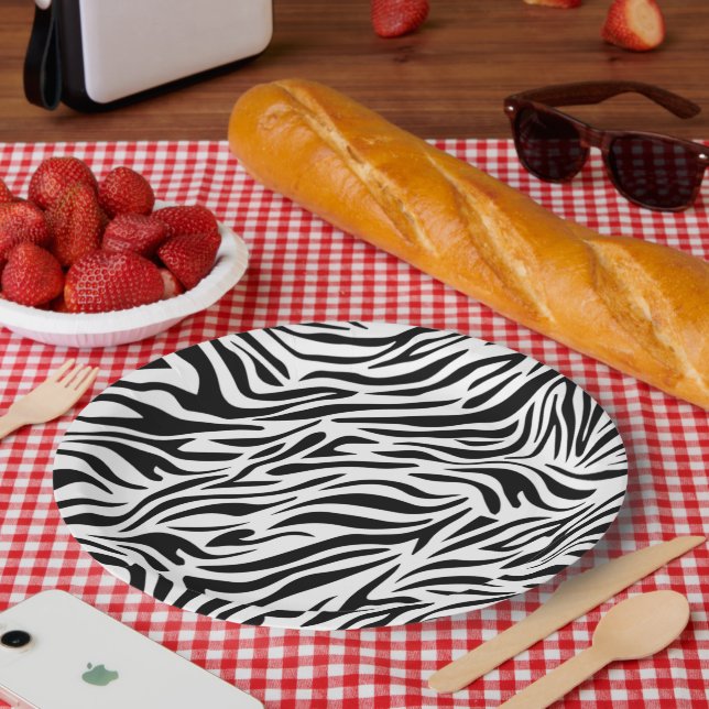 Zebra Theme Paper Teller für Party (Picknick)
