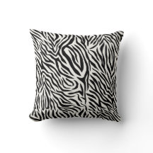Zebra Throw Kissen 16 Zoll x 16 Zoll