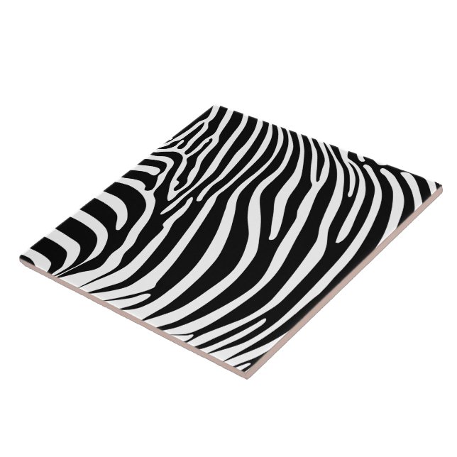 Zebra-Tierdruck Fliese (Seite)
