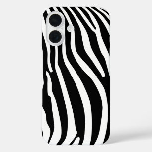 Zebra-Tierdruck iPhone 16 Hülle