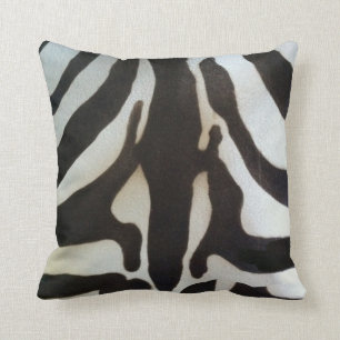 Zebra-Tierdruck Kissen