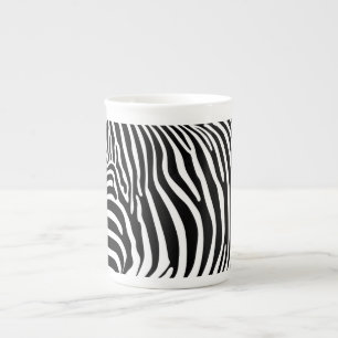 Zebra-Tierdruck Prozellantasse