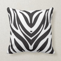 Zebra-Tierdruck-Wurfs-Kissen