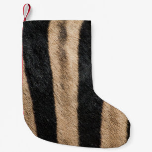 ZEBRA TIERDRUCKSTRIPE KLEINER WEIHNACHTSSTRUMPF