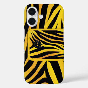 Zebra Tiger Stripes iPhone 16 Hülle