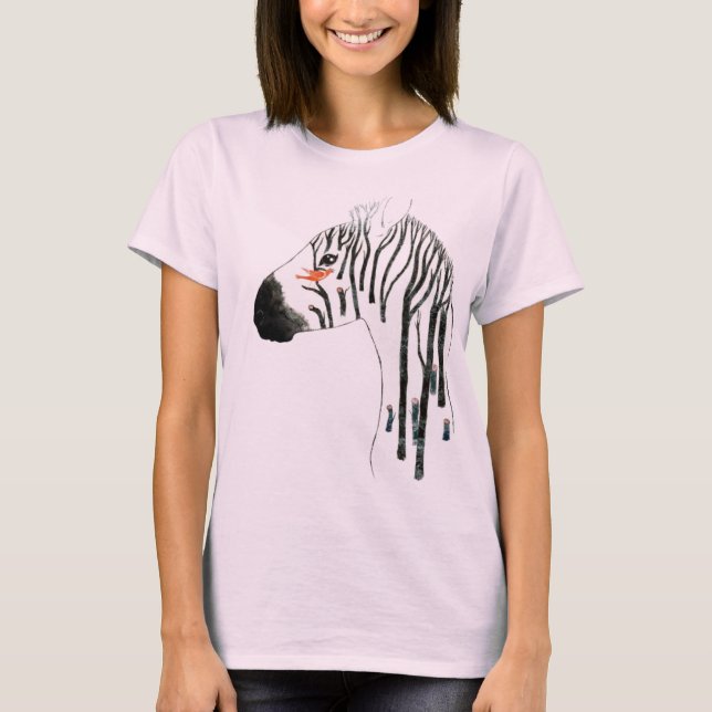 ZEBRA TREES T-Shirt (Vorderseite)