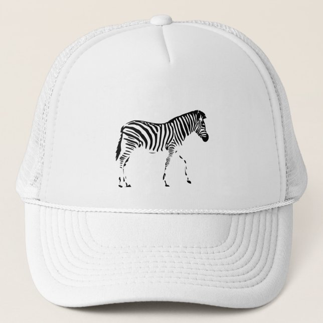 Zebra Truckerkappe (Vorderseite)