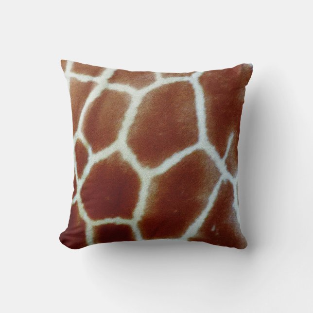 Zebra- und Giraffenkissenkissen Kissen (Vorderseite)