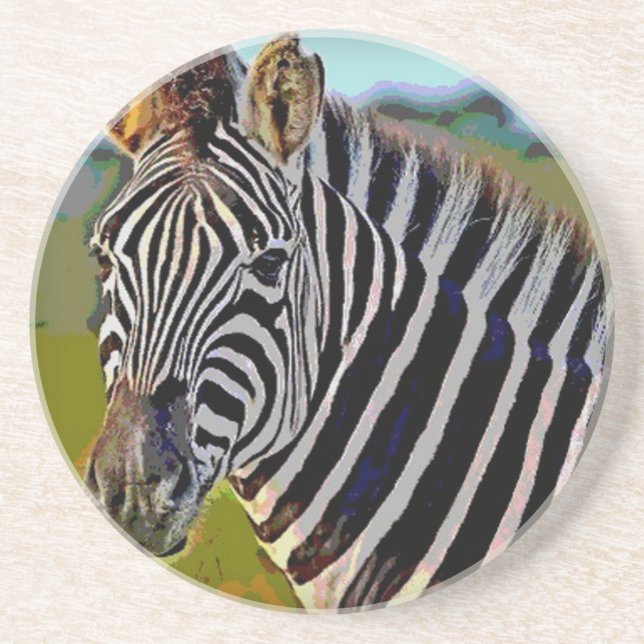 Zebra Untersetzer (Vorne)