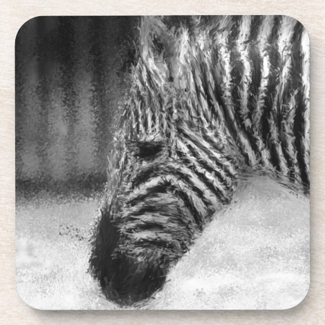 Zebra Untersetzer (Vorderseite)