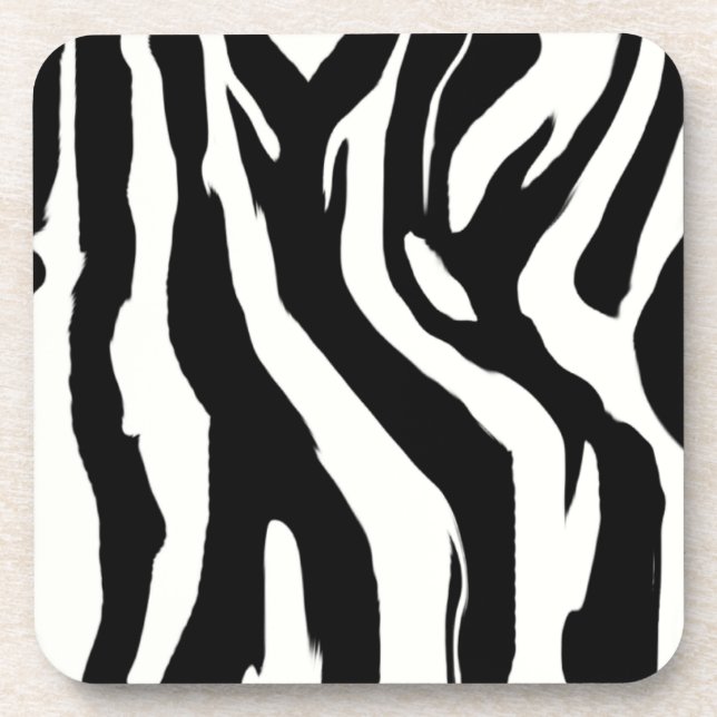 Zebra Untersetzer Set (Vorderseite)