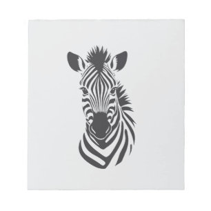 Zebra Vector Art Animal Modern Urban City Grafik Notizblock