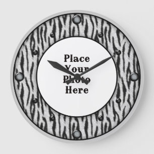 Zebra, votre horloge murale photo