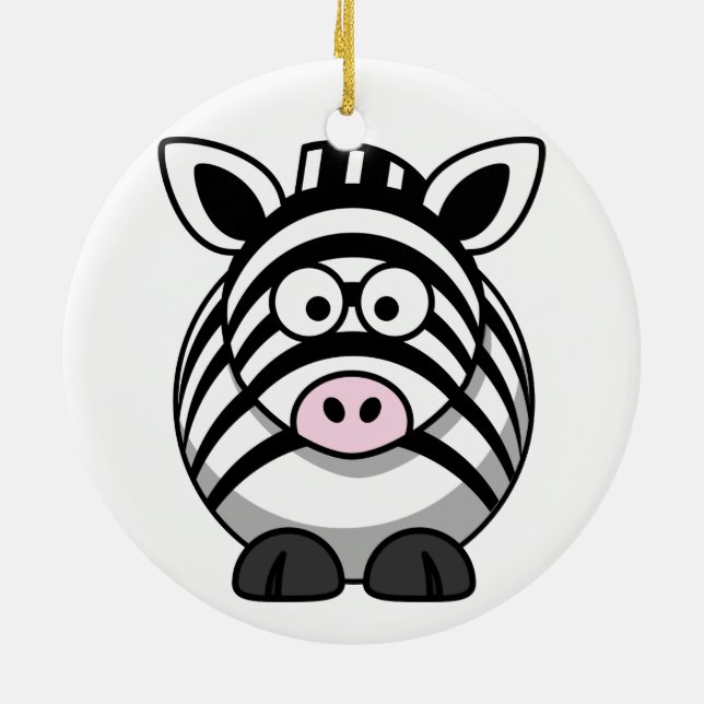 Zebra Weihnachtsschmuck (Hinten)