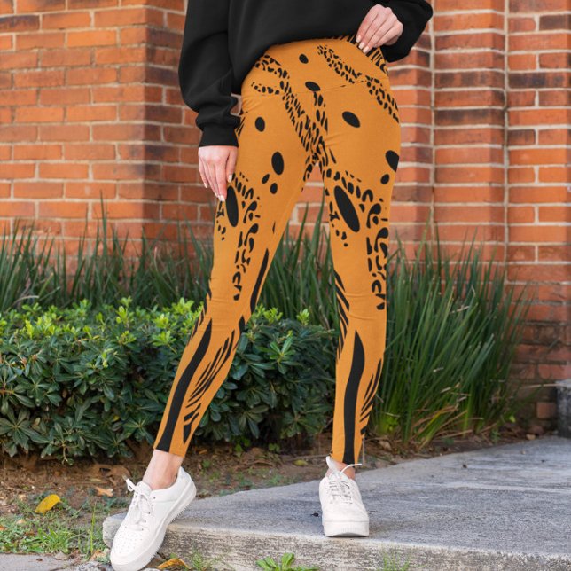 Zebra Wild Animal Muster Leggings (Von Creator hochgeladen)