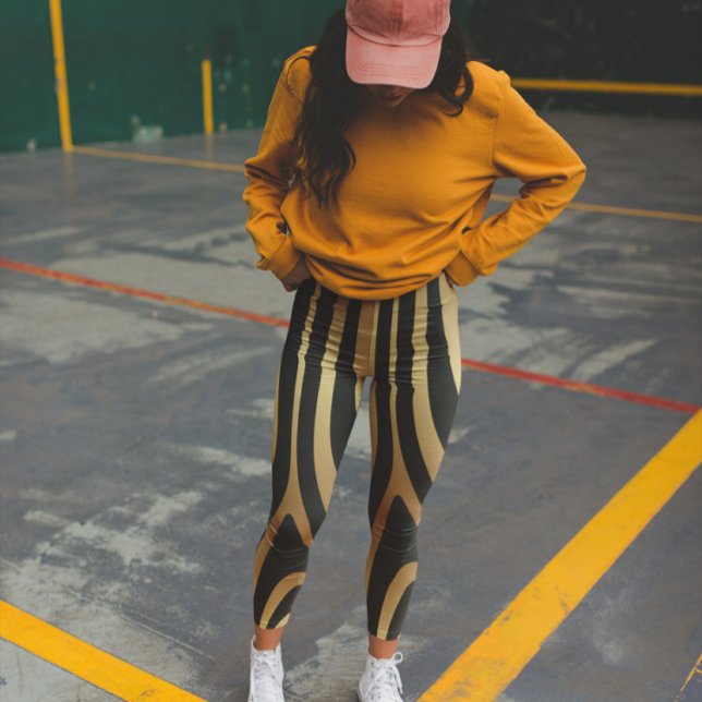 Zebra Wild Animal Muster Leggings (Von Creator hochgeladen)