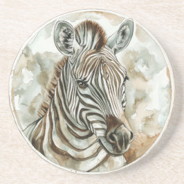 Zebra Wild Tame und Zeitlose Sammlung Getränkeuntersetzer