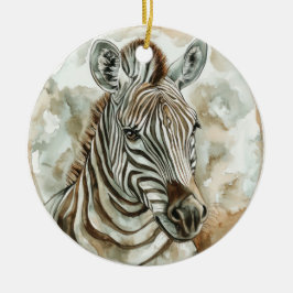 Zebra Wild Tame und Zeitlose Sammlung Keramik Ornament