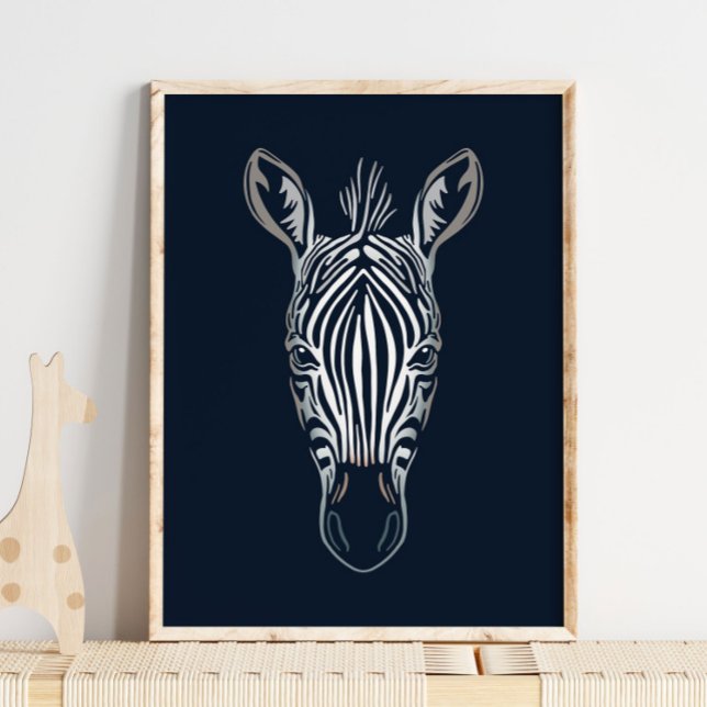 Zebra Wildlife Print | Zebra Animal Print Poster (Von Creator hochgeladen)