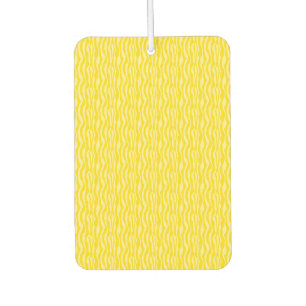 Zebra Yellow Pattern Moderne Animal Print Autolufterfrischer